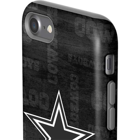 NFL Dallas Cowboys Black & White iPhone SE (2nd & 3rd Gen) Pro Case