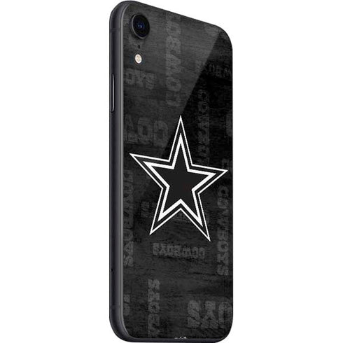 NFL Dallas Cowboys Black & White iPhone SE (2nd & 3rd Gen) Skin