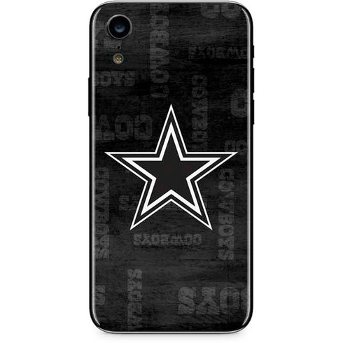 NFL Dallas Cowboys Black & White iPhone XR Skin