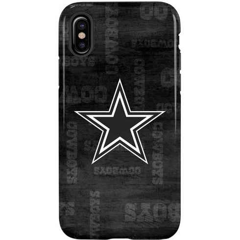 NFL Dallas Cowboys Black & White iPhone XS Pro Case