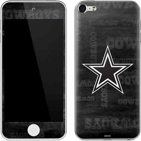 NFL Dallas Cowboys Black & White Apple iPod Skin
