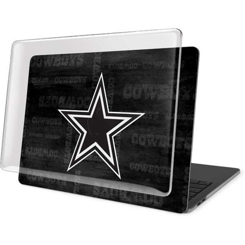 NFL Dallas Cowboys Black & White MacBook Pro 15in (2016-19) Case plus Skin