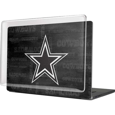 NFL Dallas Cowboys Black & White MacBook Pro 16in (2021-25) Case plus Skin