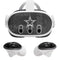 NFL Dallas Cowboys Black & White Meta Quest 3 Skin