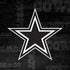 NFL Dallas Cowboys Black & White Moto G6 Skin