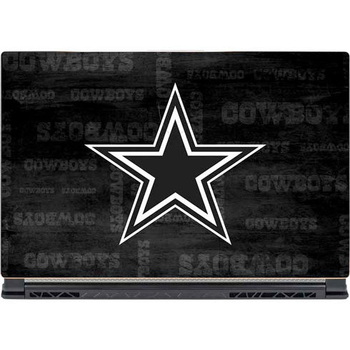 NFL Dallas Cowboys Black & White MSI GS65 Stealth Laptop Skin