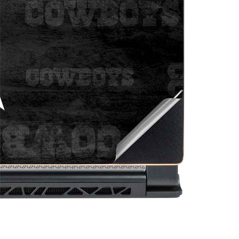 NFL Dallas Cowboys Black & White MSI GS65 Stealth Laptop Skin