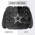 NFL Dallas Cowboys Black & White Nintendo Switch Bundle Skin