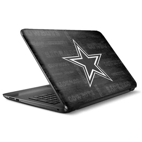 NFL Dallas Cowboys Black & White HP Notebook Skin