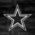 NFL Dallas Cowboys Black & White Notebook 9 Pro 13in (2017) Skin