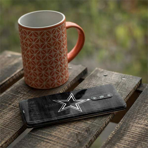 NFL Dallas Cowboys Black & White OnePlus 7 Pro Skin