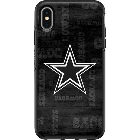 NFL Dallas Cowboys Black & White Otterbox Symmetry iPhone Skin