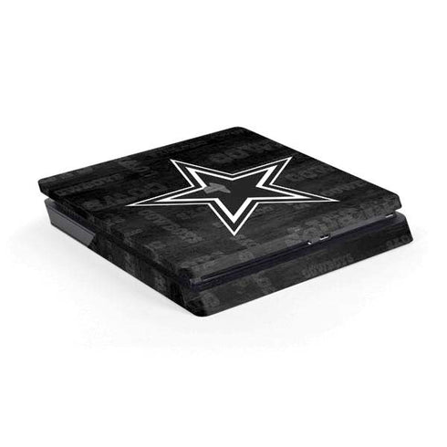 NFL Dallas Cowboys Black & White PS4 Slim Skin