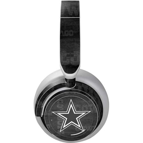 NFL Dallas Cowboys Black & White Surface Headphones Skin