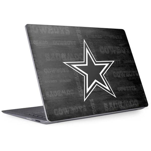 NFL Dallas Cowboys Black & White Surface Laptop 2 Skin
