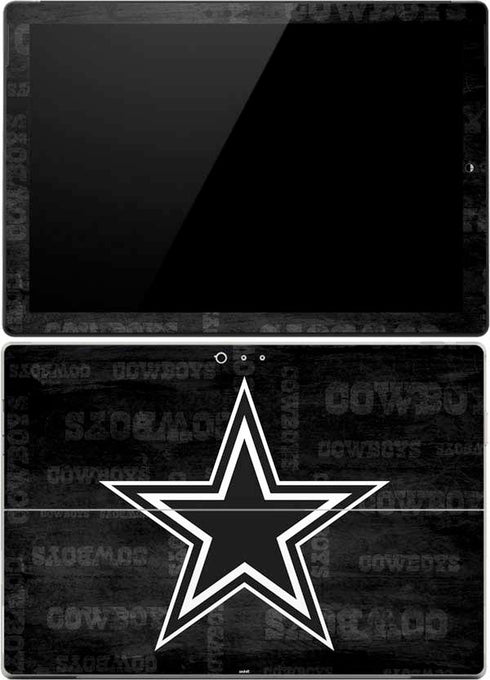 NFL Dallas Cowboys Black & White Surface Pro 4 Skin