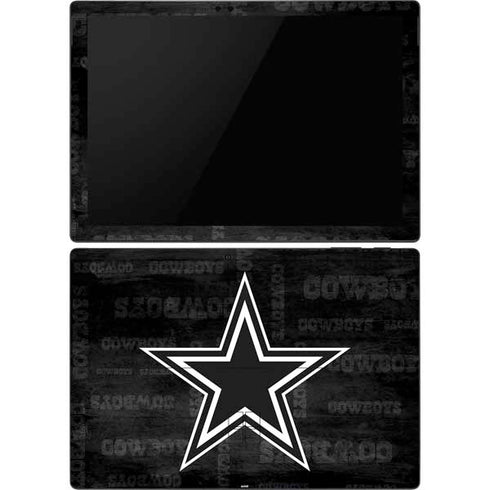 NFL Dallas Cowboys Black & White Surface Pro 6 Skin