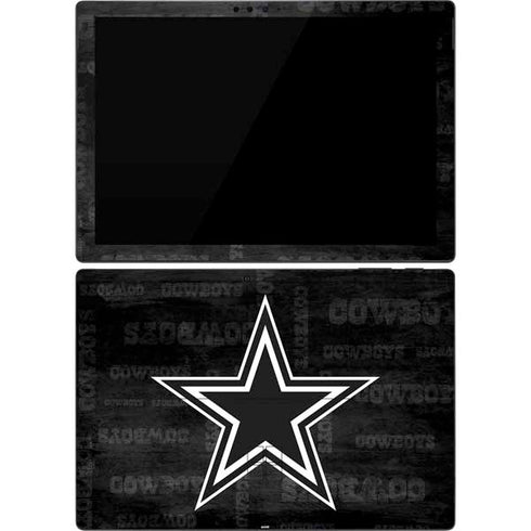 NFL Dallas Cowboys Black & White Surface Pro 7 Skin