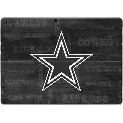 NFL Dallas Cowboys Black & White Surface Pro 9 Skin
