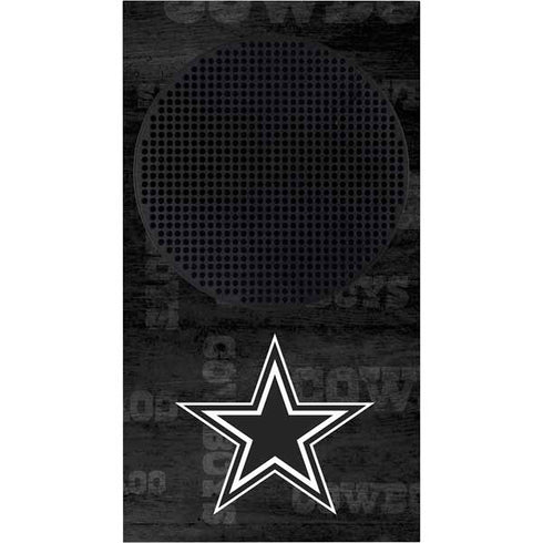 NFL Dallas Cowboys Black & White Xbox Series S Console Skin