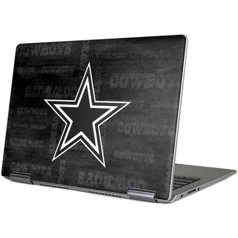 NFL Dallas Cowboys Black & White Yoga 710 14in Skin