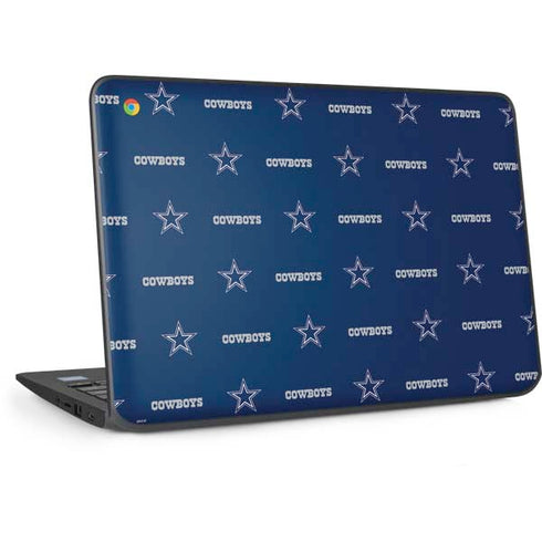 NFL Dallas Cowboys Blitz Series HP Chromebook Skin