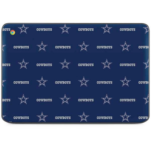 NFL Dallas Cowboys Blitz Series HP Chromebook Skin