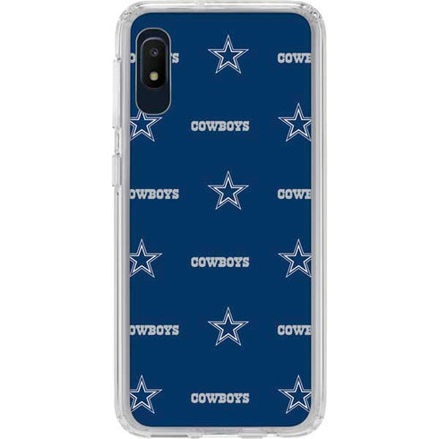 NFL Dallas Cowboys Blitz Series Galaxy A10e Clear Case