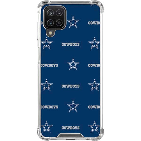 NFL Dallas Cowboys Blitz Series Galaxy A12 Clear Case