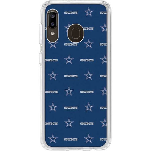 NFL Dallas Cowboys Blitz Series Galaxy A20 Clear Case