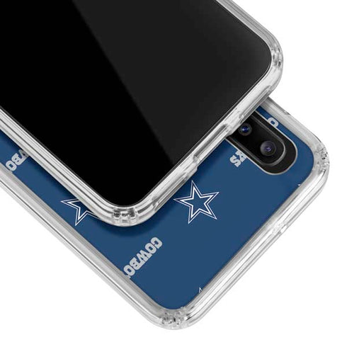 NFL Dallas Cowboys Blitz Series Galaxy A30 Clear Case