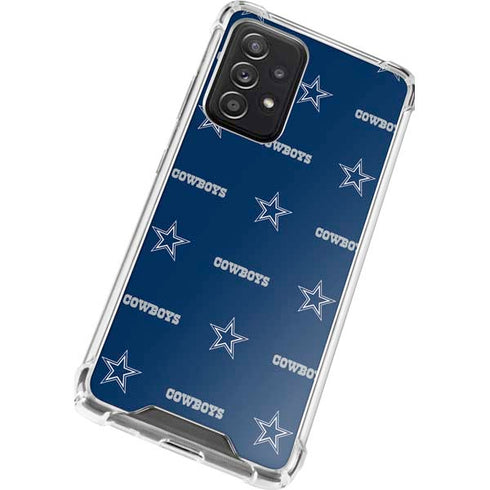 NFL Dallas Cowboys Blitz Series Galaxy A52 5G Clear Case