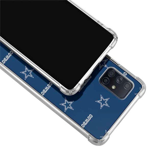 NFL Dallas Cowboys Blitz Series Galaxy A71 5G Clear Case