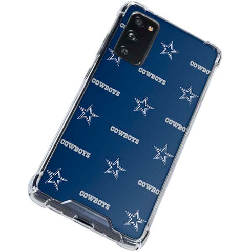 NFL Dallas Cowboys Blitz Series Galaxy S20 FE Clear Case