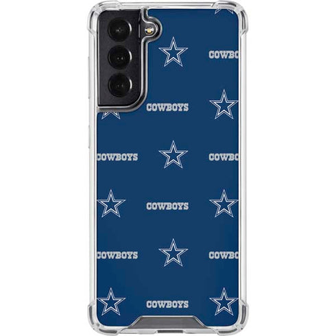NFL Dallas Cowboys Blitz Series Galaxy S22 Clear Case