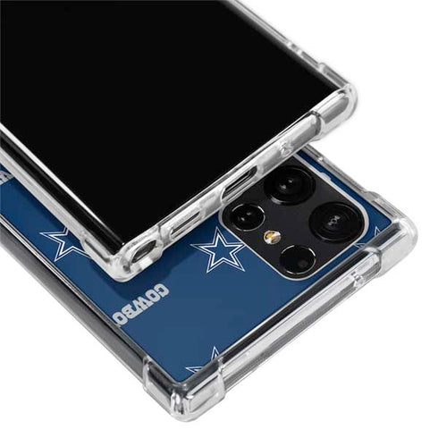 NFL Dallas Cowboys Blitz Series Galaxy S22 Ultra Clear Case