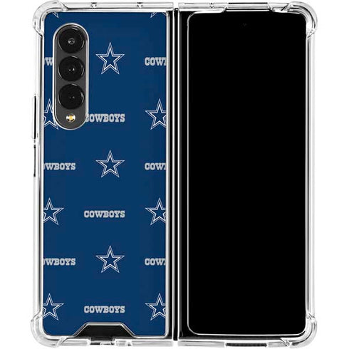 NFL Dallas Cowboys Blitz Series Galaxy Z Fold4 5G Clear Case
