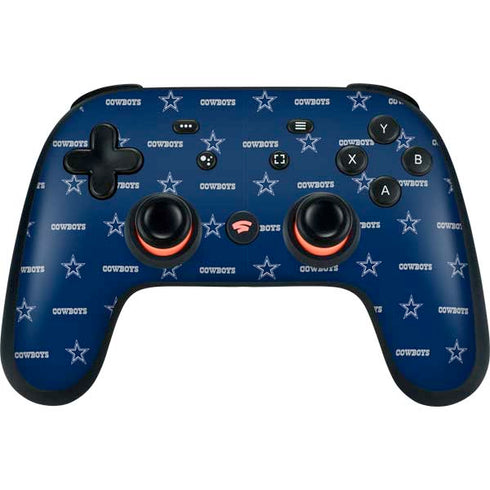 NFL Dallas Cowboys Blitz Series Google Stadia Controller Skin