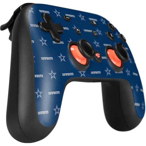 NFL Dallas Cowboys Blitz Series Google Stadia Controller Skin