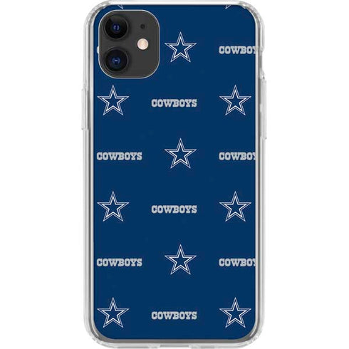 NFL Dallas Cowboys Blitz Series iPhone 11 Clear Case