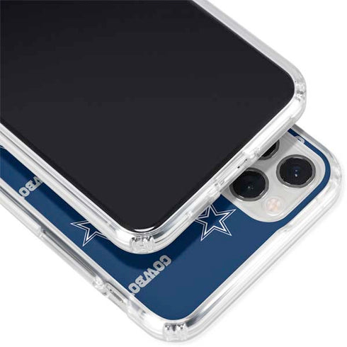 NFL Dallas Cowboys Blitz Series iPhone 11 Pro Clear Case