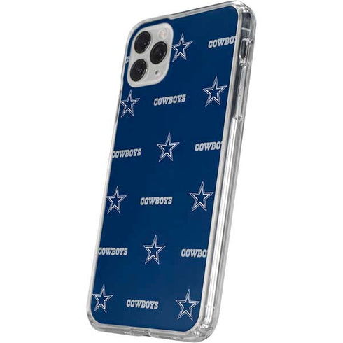 NFL Dallas Cowboys Blitz Series iPhone 11 Pro Clear Case
