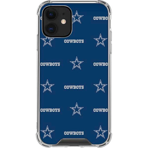NFL Dallas Cowboys Blitz Series iPhone 12 Clear Case