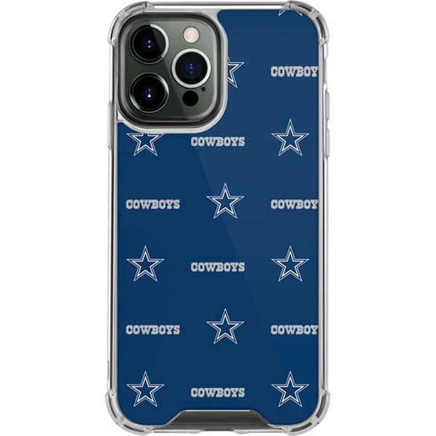 NFL Dallas Cowboys Blitz Series iPhone 13 Pro Max Clear Case