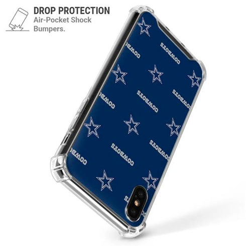 NFL Dallas Cowboys Blitz Series iPhone XS Max Clear Case