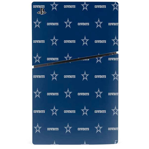 NFL Dallas Cowboys Blitz Series PS5 Slim Disk Bundle Skin