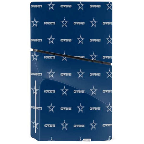 NFL Dallas Cowboys Blitz Series PS5 Slim Disk Bundle Skin