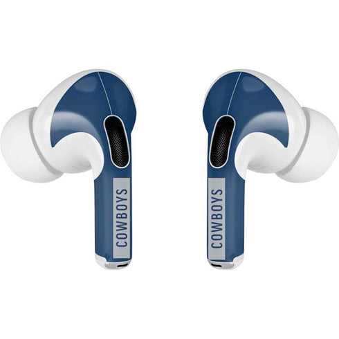 NFL Dallas Cowboys Blue Performance Series AirPods Pro 2nd Gen Skin