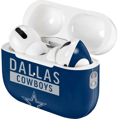 NFL Dallas Cowboys Blue Performance Series AirPods Pro 2nd Gen Skin