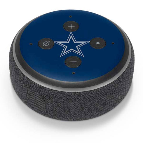 NFL Dallas Cowboys Blue Performance Series Amazon Echo Dot Skin